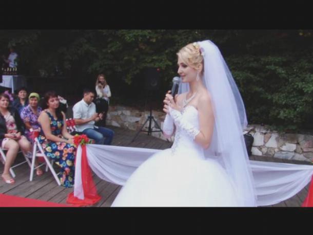 Невеста — Читает реп жениху на свадьбе